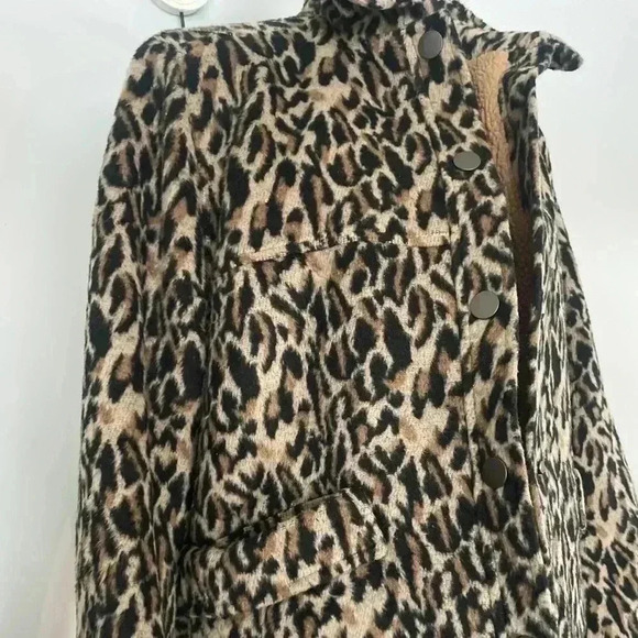 Anthropologie The Korner Amoura Leopard Coat - Picture 4 of 8